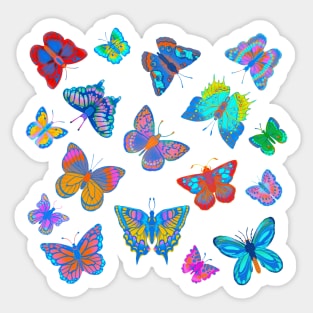 Butterfly Biodiversity Sticker